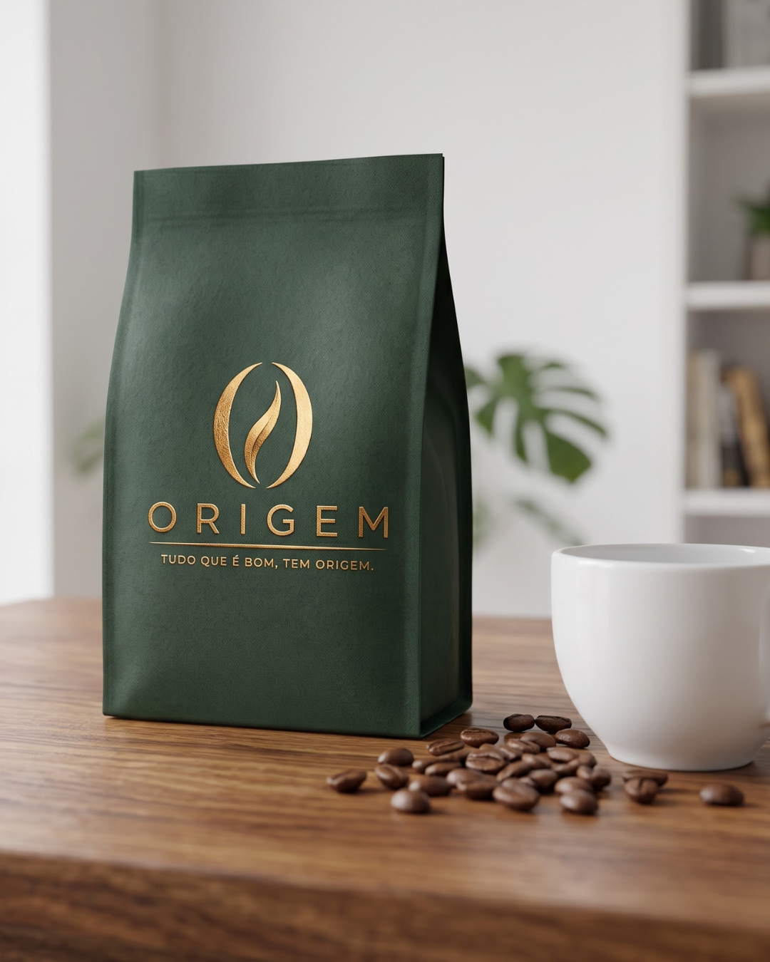 Embalagem ORIGEM com a história do produtor