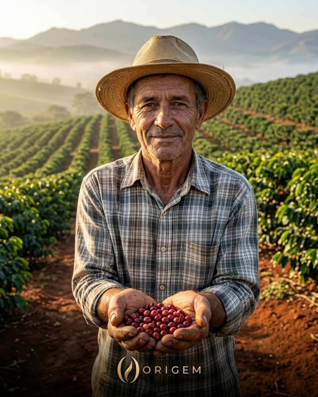 Produtor de café no Sul de Minas